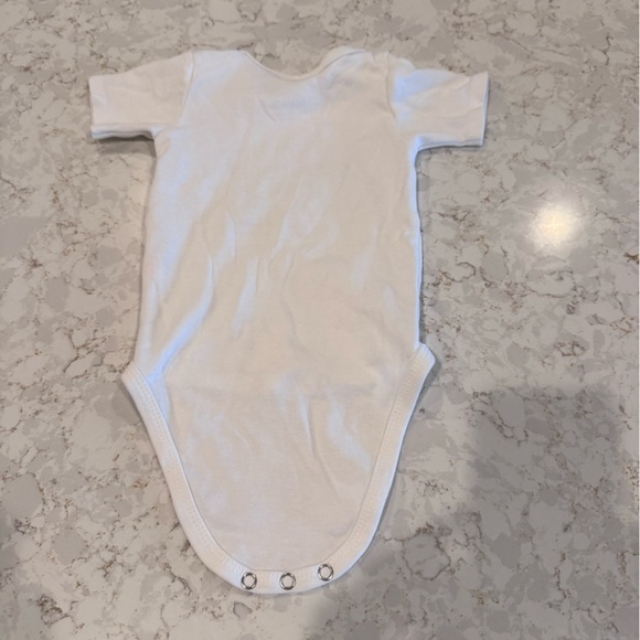 6-12M White Baby Onesie with Oregon Print - Picture 2 of 5